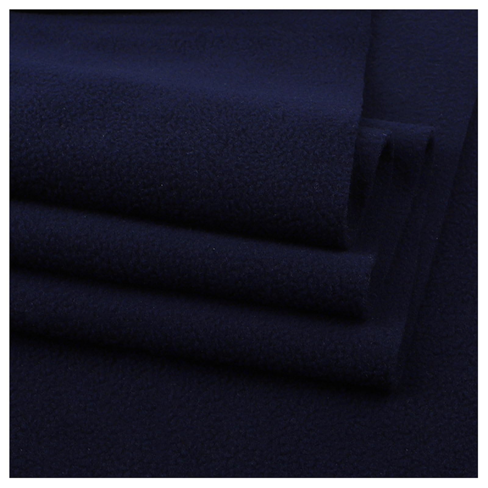 Fleece Fabric by The Metre, Plain Polar Fleece Fabric Material 160cm Width, Anti-Pill Polar Fleece Soft Warm Washable Fabric, for Sewing Throw, Blanket, Linings, Pet Beds, 50x160cm, 27 Colors (Color