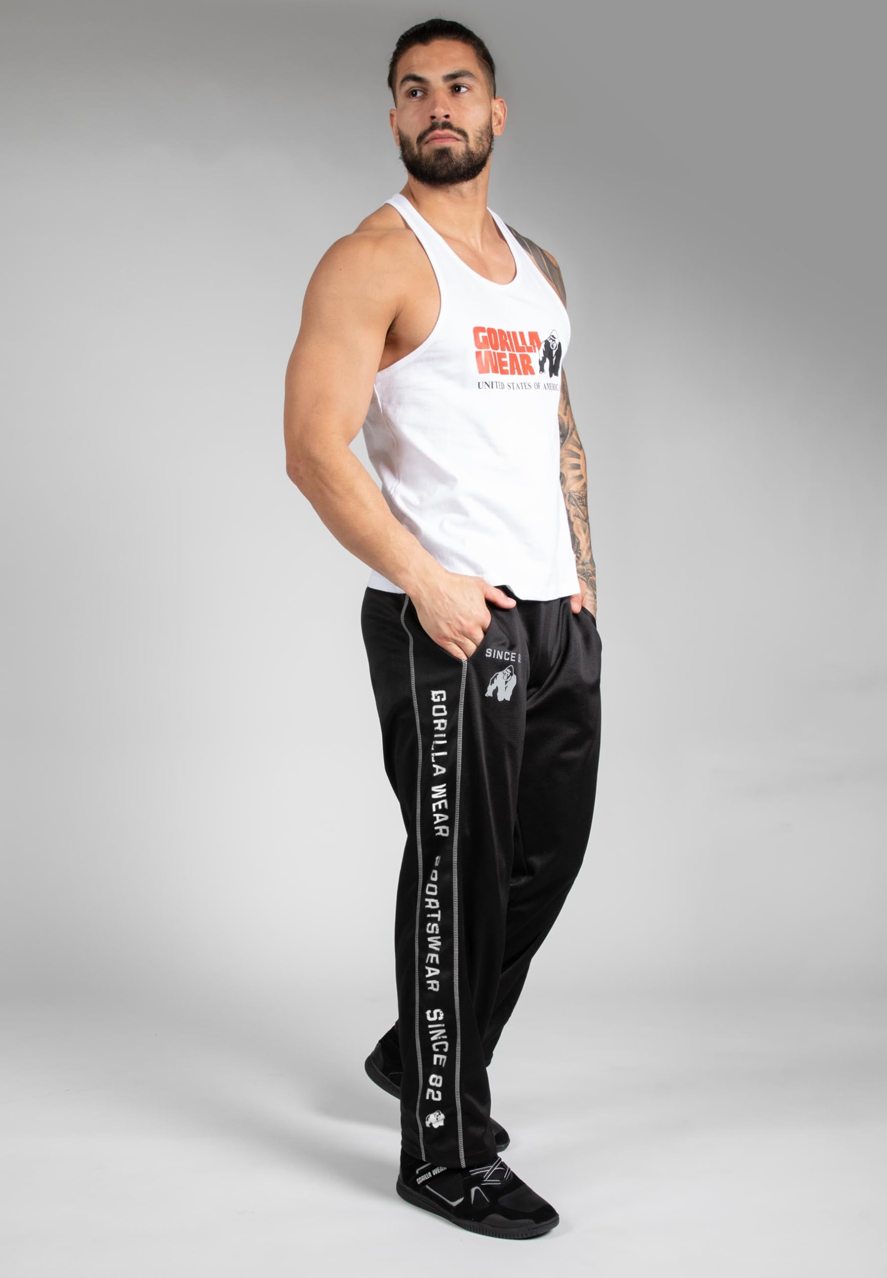 Gorilla Wear Herren Trainingshose Functional Mesh Pants