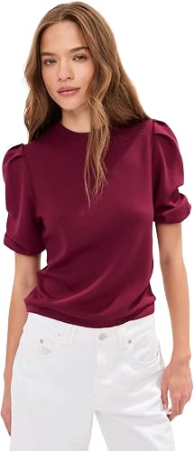 LE BOP Women's Vivi Sweatshirt, Merlot, XL
