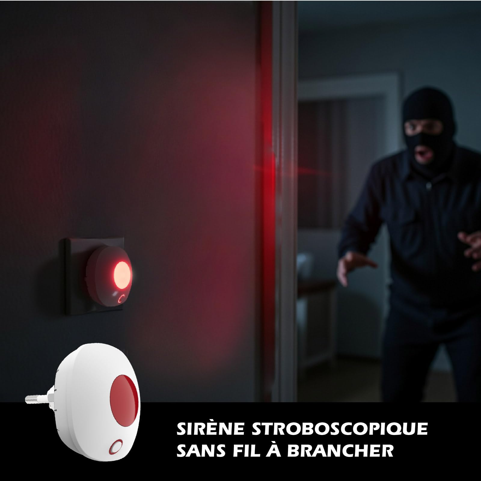 Système d’Alarme connecté WiFi et/ou 4G – Détection d’Ouverture & de Mouvement – Transmetteur GSM Vocal – Sécurité Intelligente évolutive, Compatible Alexa & Google
