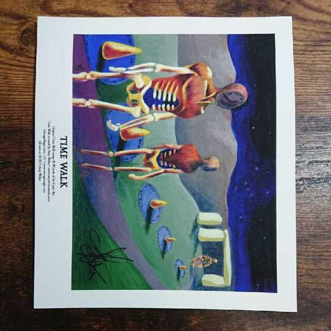 Time Walk/MTG直筆サイン入りアートプリント 直筆サイン入りアートプリント MTG Time Walk 複製原画 - メルカリ