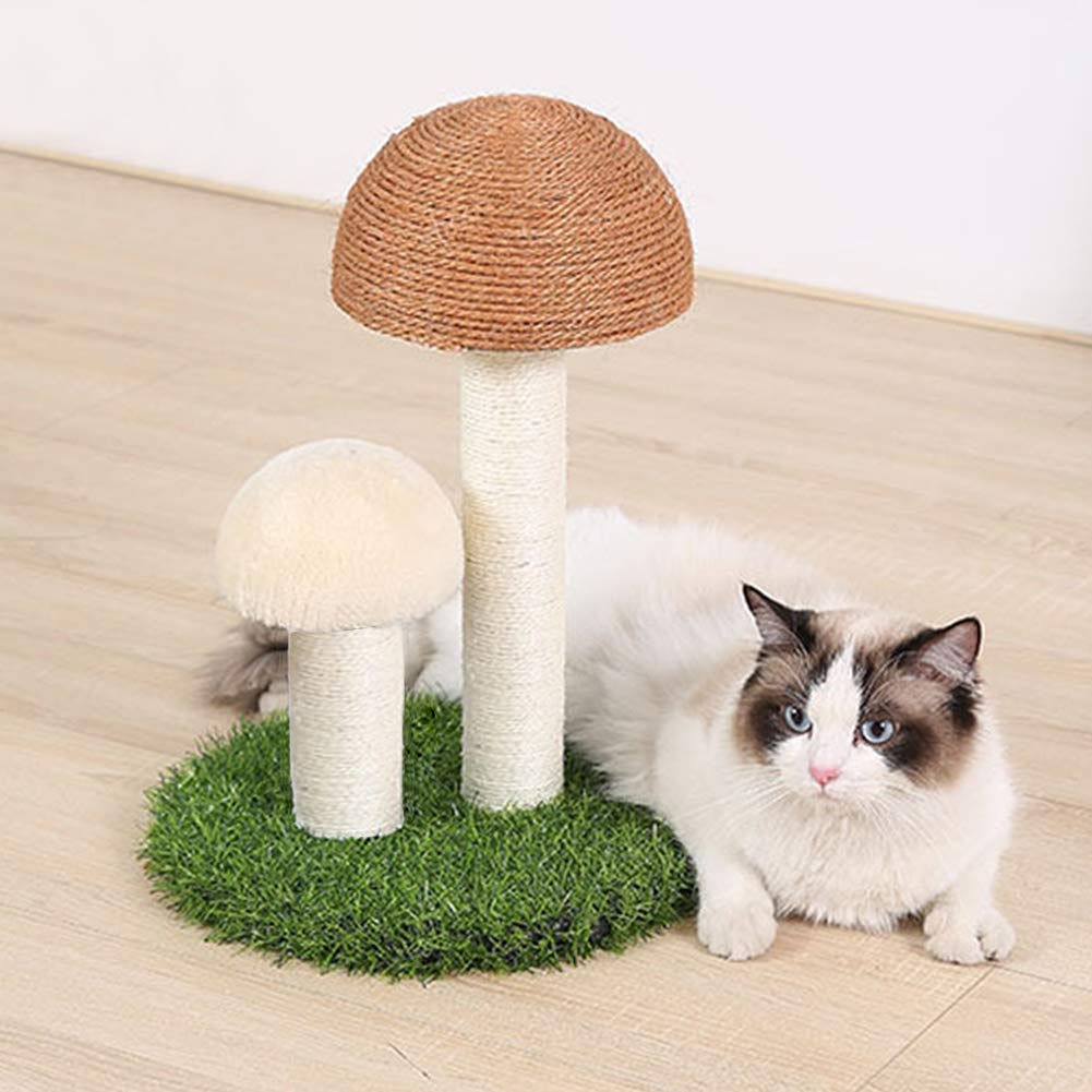 Mushroom Cat Climbing Frame Tree Scratching Post Cute Hanging Ornament