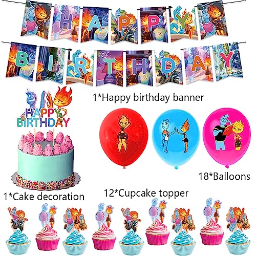 OBLRXM Kit Compleanno E-lemental, 32Pezzi