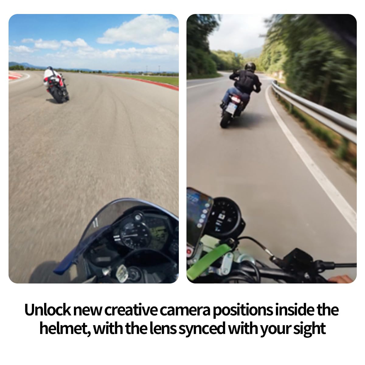 Helmhalterung für Insta360 GO 3S/GO 3 Action-Kamera-Gehäuserahmen, magnetisch, Schnellverschluss, Sportkamera-Halterung für Radfahren, Motorrad
