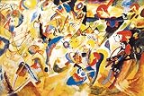 1art1 Wassily Kandinsky Studio per Composizione VII, 1913 Carta da Parati Adesiva 180x120 cm
