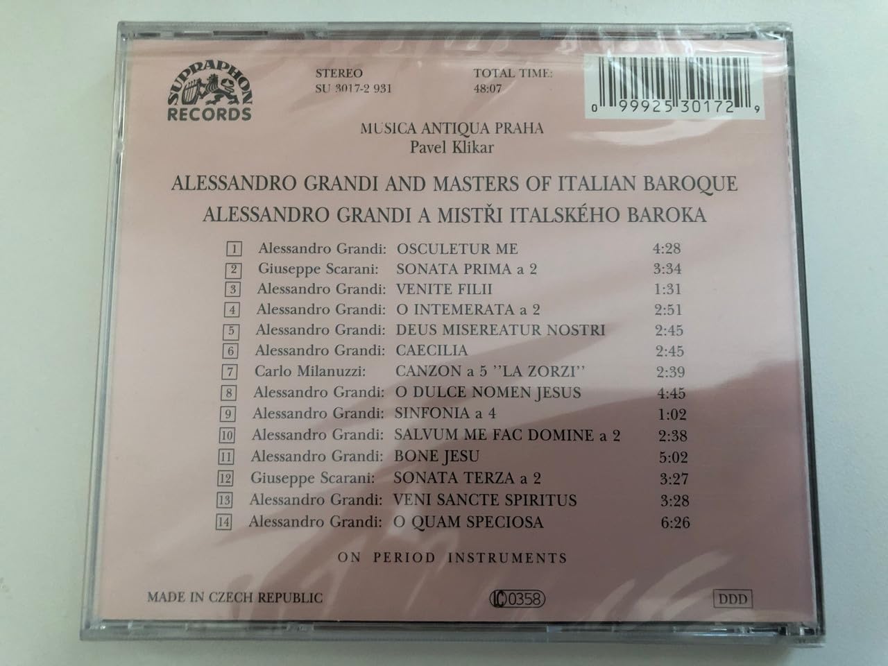Alessandro Grandi und Meister des italienischen Barocks