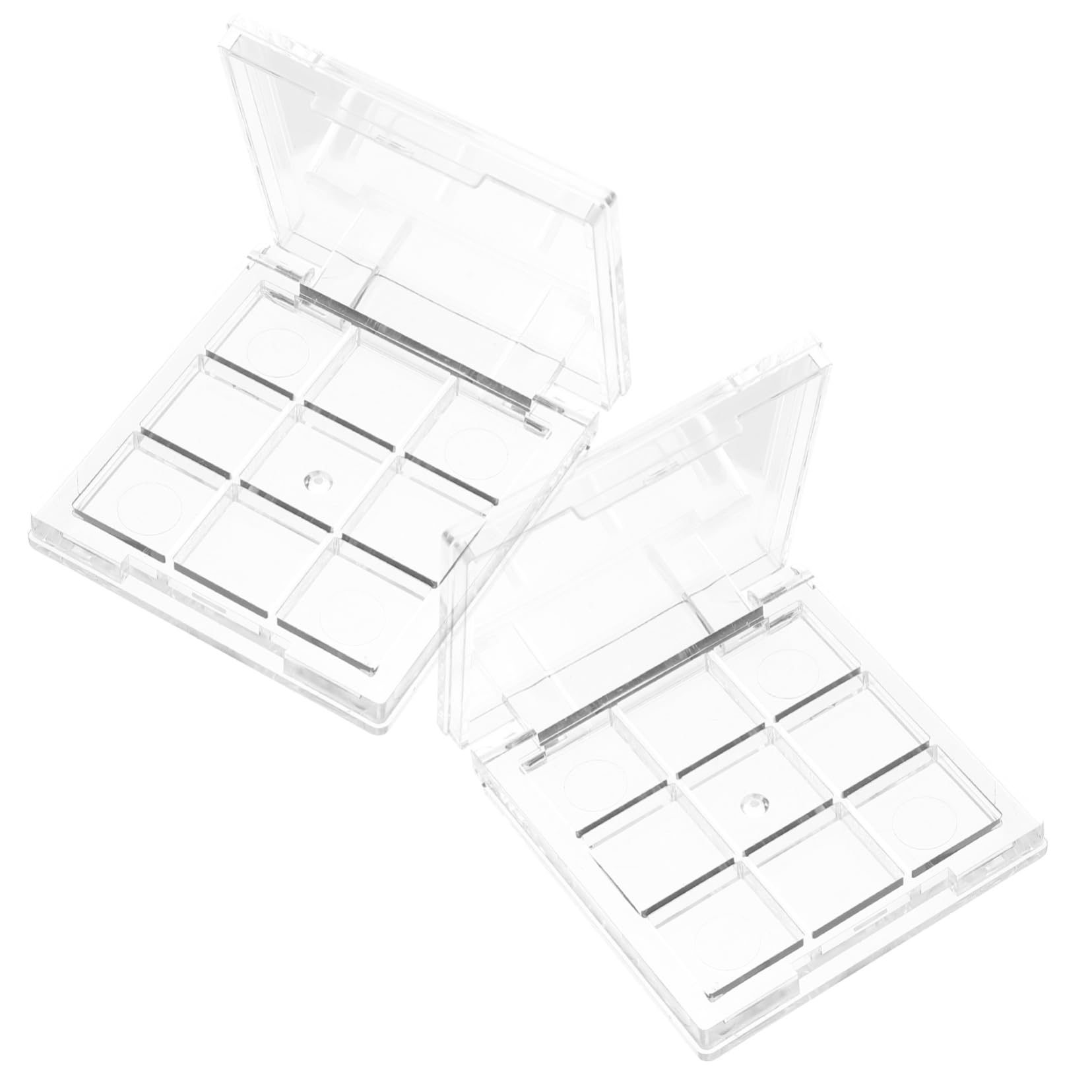 VICASKY Diy Eye Shadow Box Set Palette Blush Sample Holder Empty Eyeshadow Case for Concealer Compact Size for Travel