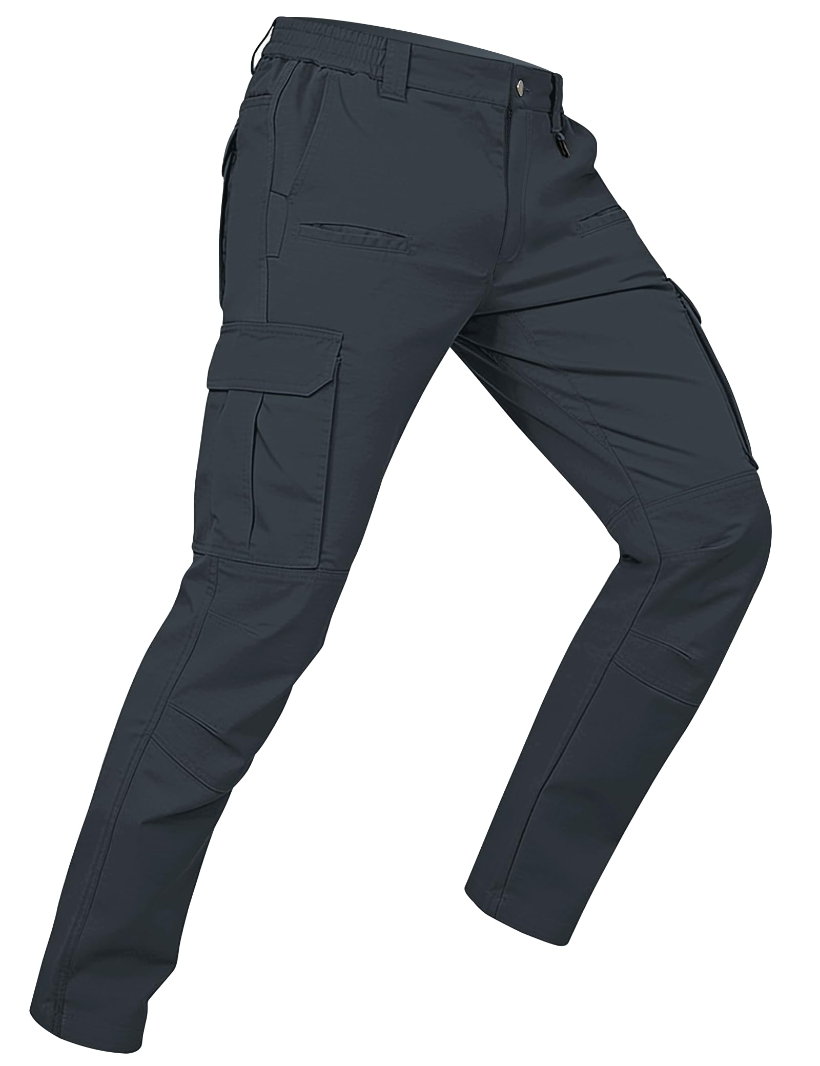 MOURCE Arbeitshosen Männer Stretch Cargohose Herren Leichte Wanderhose Herren für Outdoor Angeln Trekking mit 10 Taschen