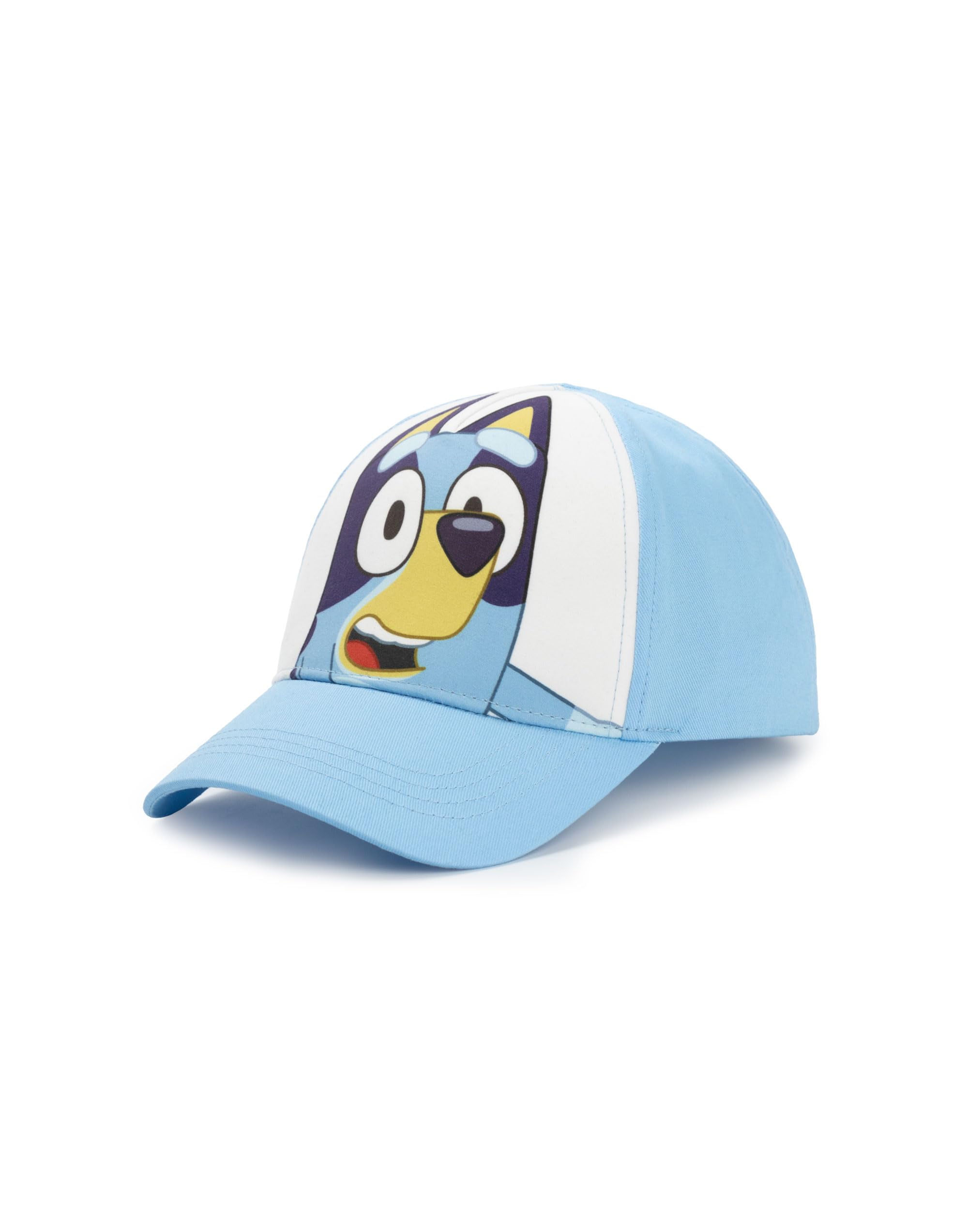Bluey Set de Gorro y Gorra para Niños | Estampado Completo de los Personajes Bandit y Chili en Azul para Niños y Niñas | Gorra Unisex Infantil con Correa Ajustable