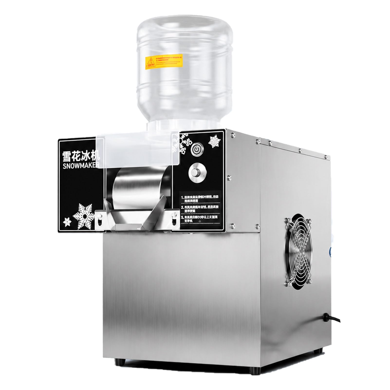 Commercial Snowflake Ice Machine 132lbs/day Air Cooling 120-StandardModel