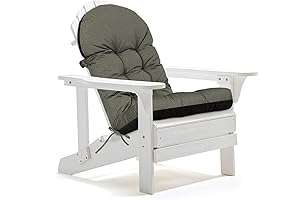Cushions for Adirondack Chairs - Rust-Resistant Tufted High Back Rocking Patio Seat...