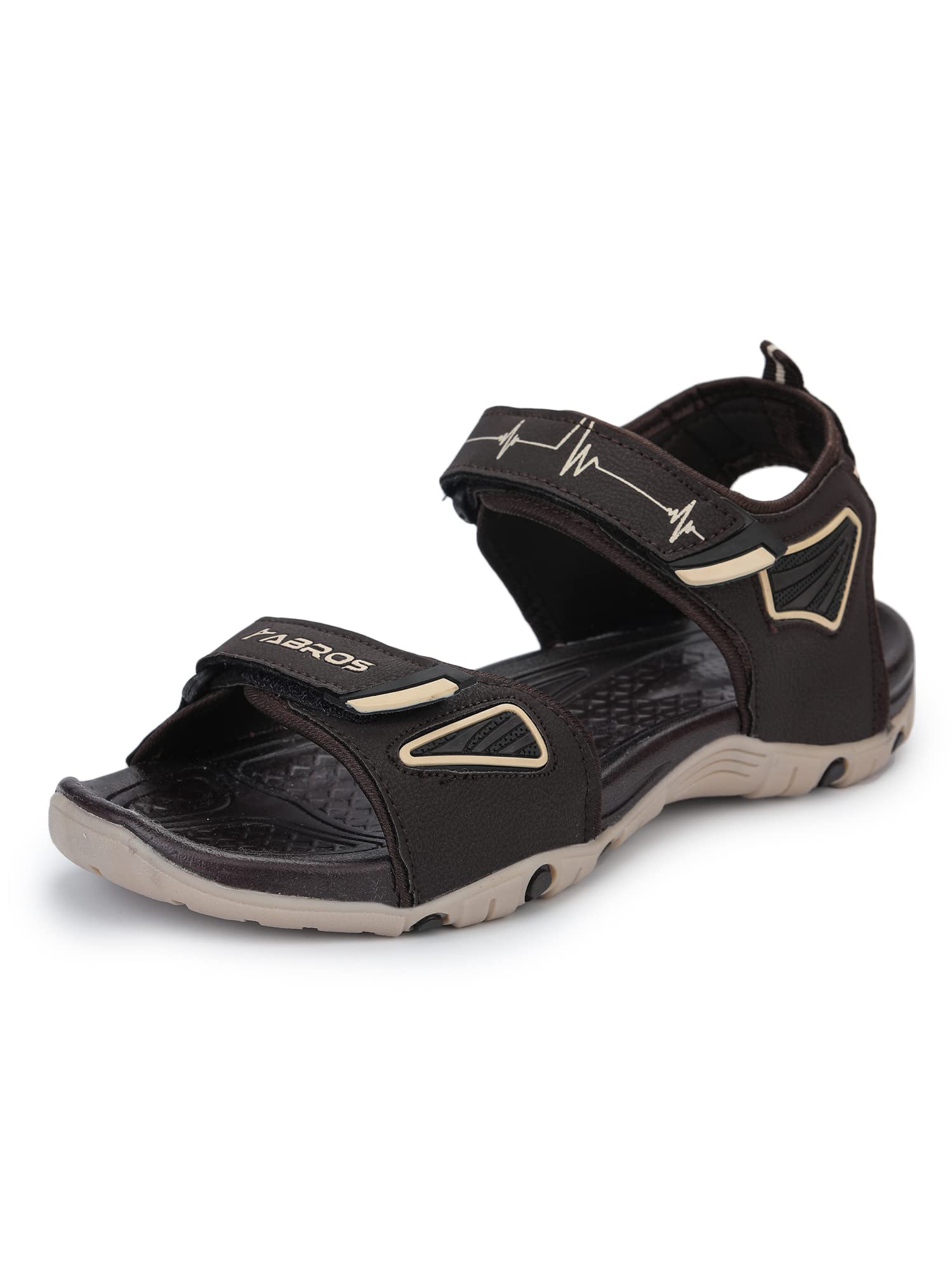 ABROS Mens ASLG0168 Sports Sandals -Brown/Cream-6UK (B0B5NSSFWJ) Amazon Price History, Amazon Price Tracker