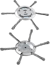2Pcs Steel Wire Grass Trimmer Head,Universal Steel Wire Trimmer Head