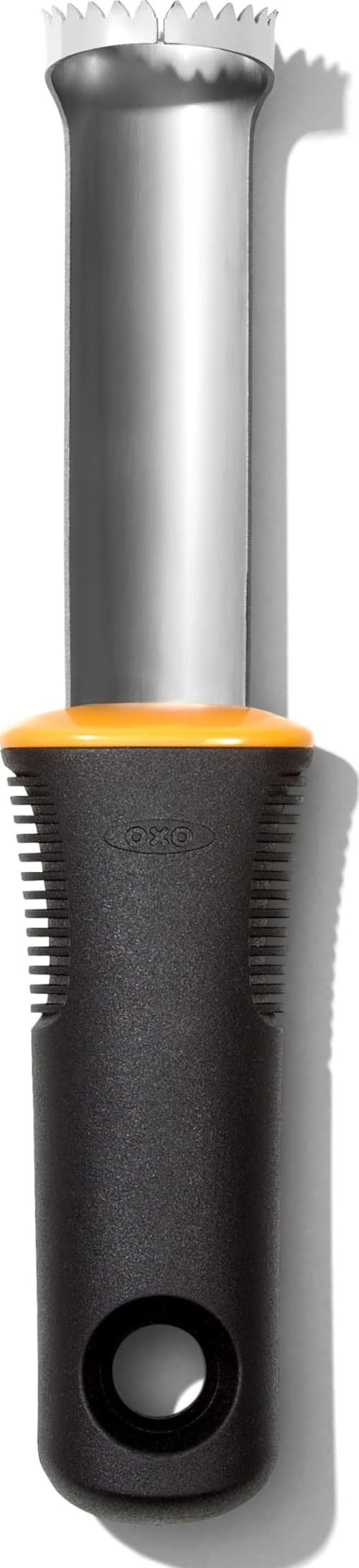 OXO Good Grips Pfirsichentkerner - Edelstahl - Schwarz - Küchenwerkzeug - Pit Remover