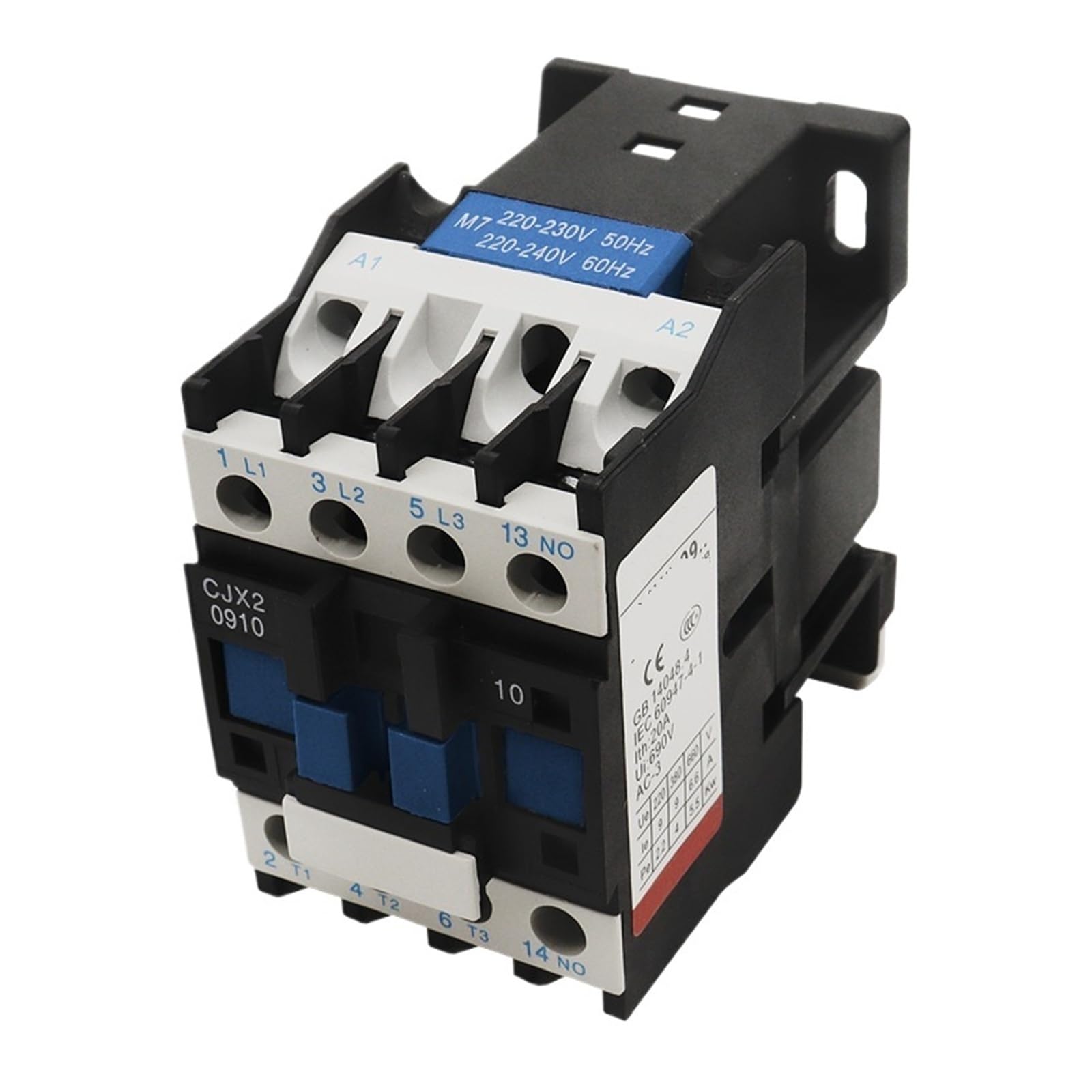 Contacteur AC 9A triphasé résout les coupures de moteur avec sa bobine 24V