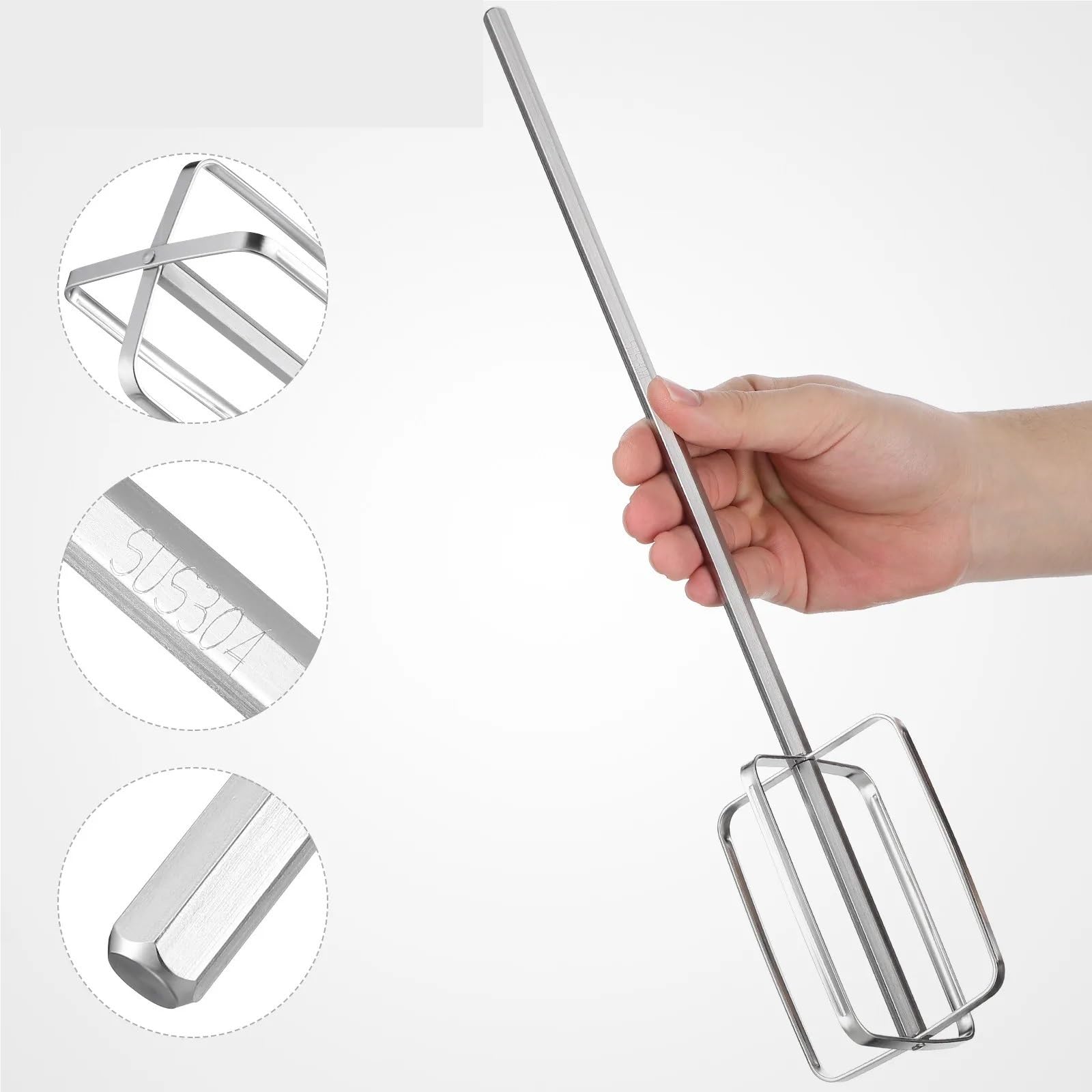 3 Stück Mixer-Schneebesen Für Rührgeräte