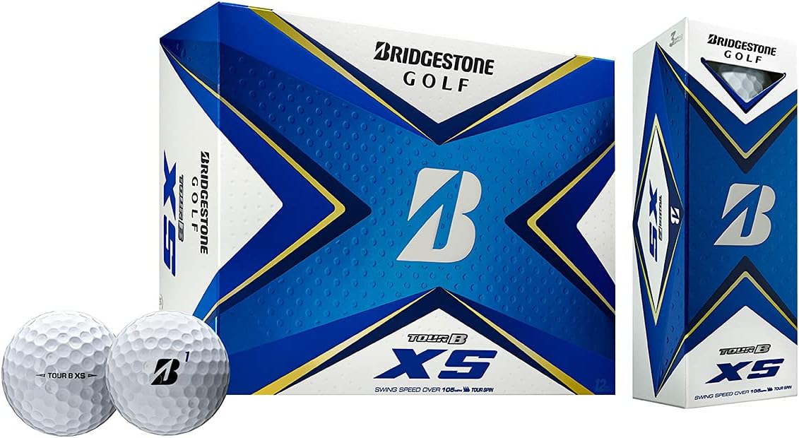 Bridgestone Golf Tour B X Golf Balls, White (One Dozen)