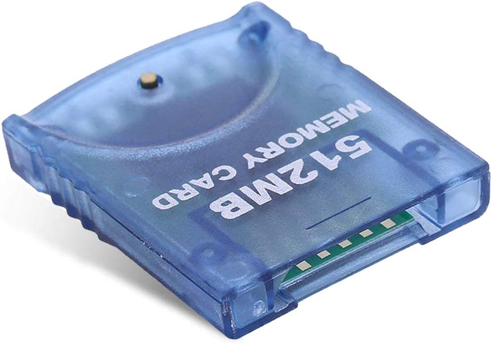 Memory Card 512MB(8192 Blocks) for Nintendo Wii Game Cube NGC Gc (1 Pack 512MB)
