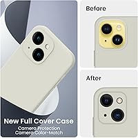 Vista 717 de FireNova Designed for iPhone 13 Pro Max Case, Silicone [Camera Protection] Phone Case with [2 Screen Protectors], Soft Anti-Scratch Microfiber Deep