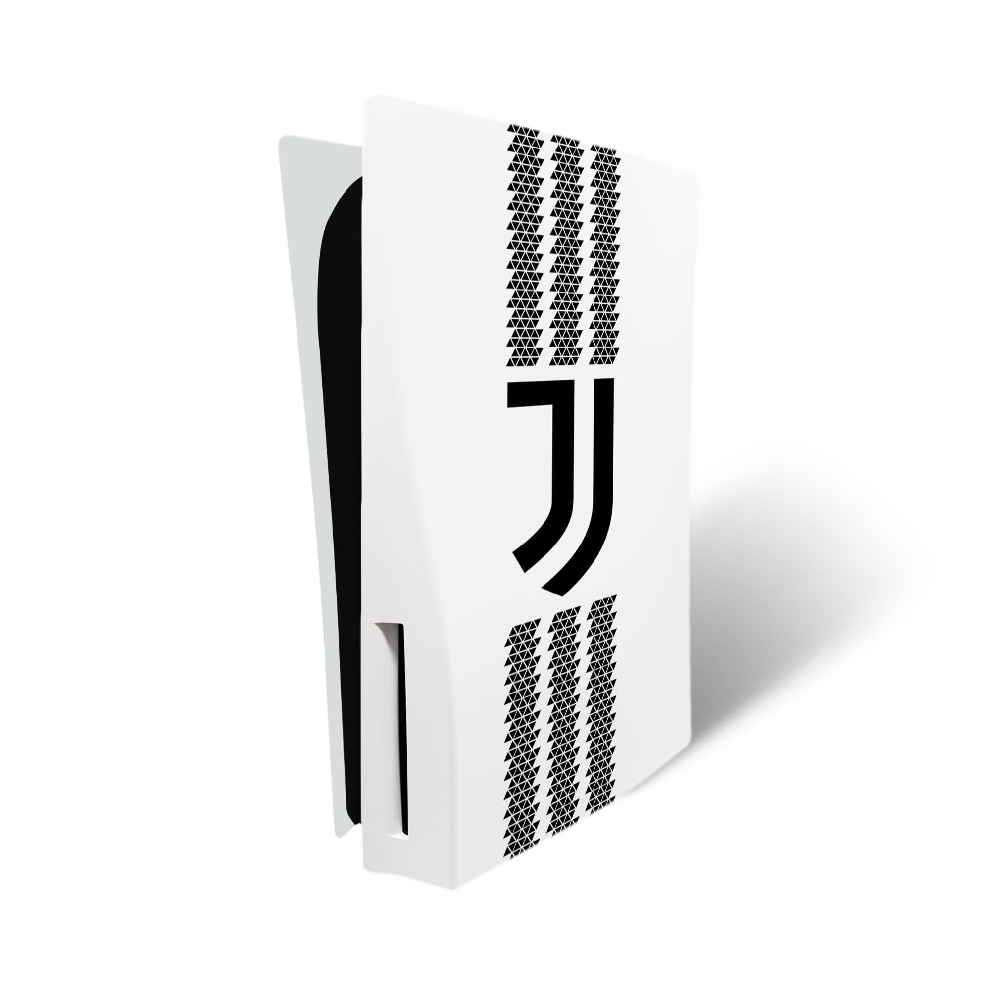MaD Vision® Extra-Durable Skin Kit per PlayStation 5 (PS5) Disc | Set di Pellicole Adesive in Vinile Opaco per la Console e 2 Controller - per Juventus Design