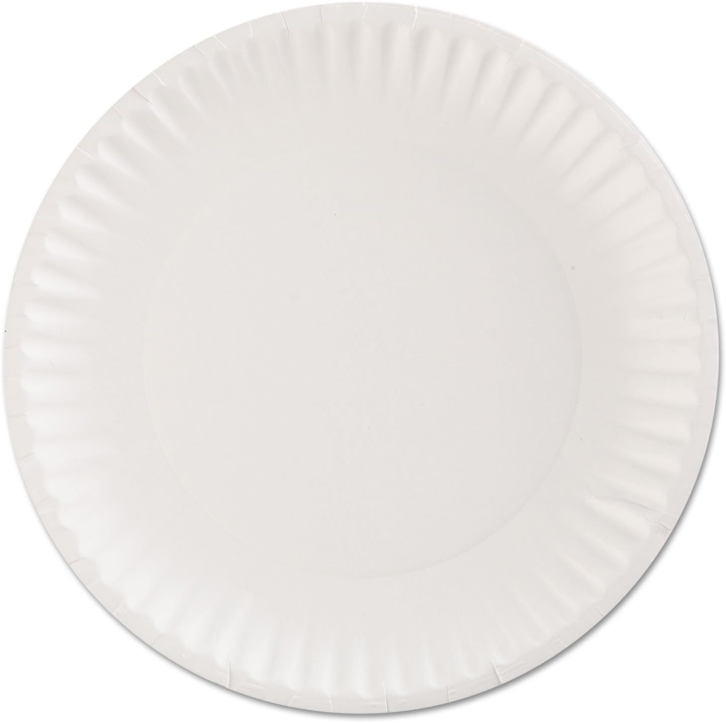 AJM AJMPP9GRA Green Label Paper Plates, Microwavable, 9" Diameter (Pack of 100)