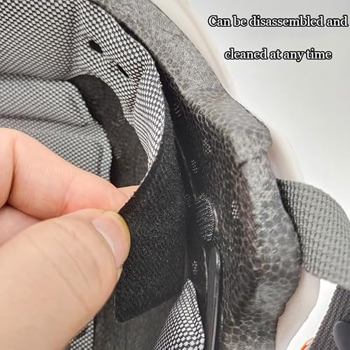 YHPYLJC Helmet Padding for Schuberth E2, Breathable & Sweat-Absorbing Liner Pads Motorcycle Helmet Pads Kit Universal Removable Replacement Liners,A/Black