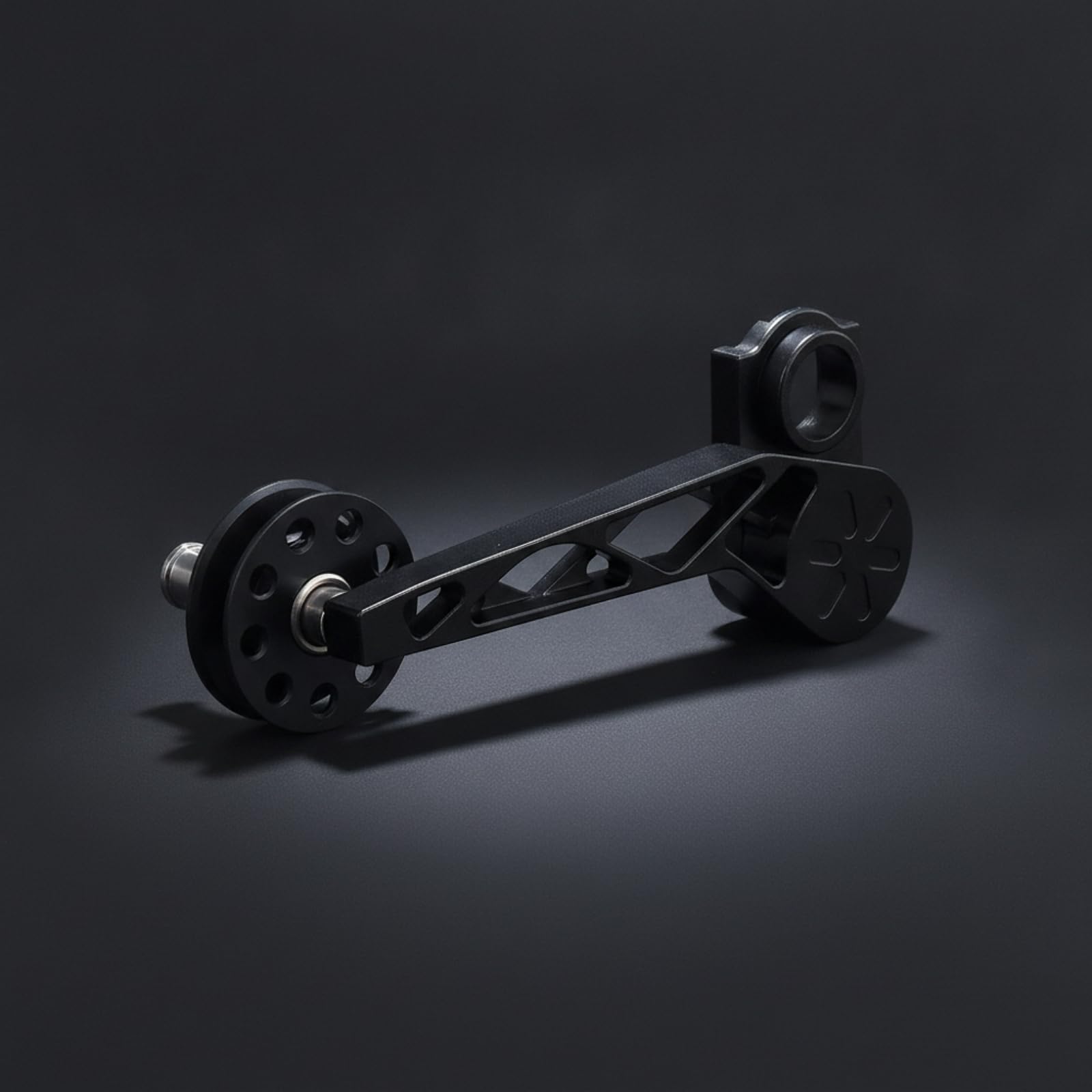 Desviador Trasero RD24 para Bicicleta Plegable Tensor de Cadena Rueda Guía 8T Aleación de Aluminio Fijación con Rosca Movimiento Silencioso Adecuado