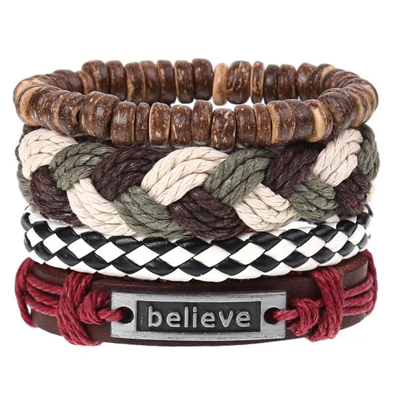 Salty Alpha Adorn Bracelet for Men & Boys | Multi strand | Wrist Band | Fancy & Stylish | Birthday Gift | Aesthetic Jewellery | Accessories for Everyday Wear (B0D3XW8GWX) Amazon Price History, Amazon Price Tracker