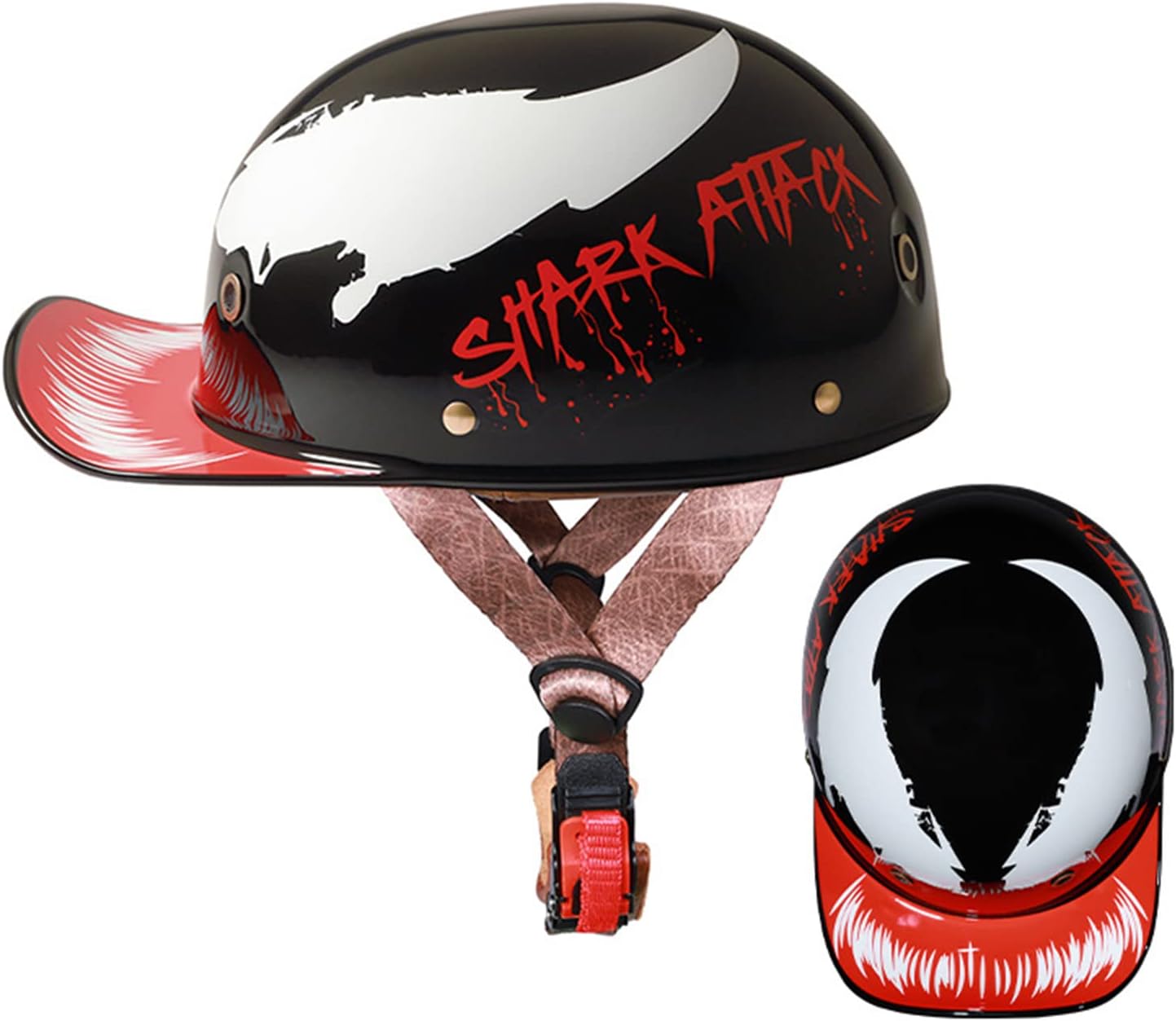 Baseball Cap Helmet for Men and Women, German Retro Adult