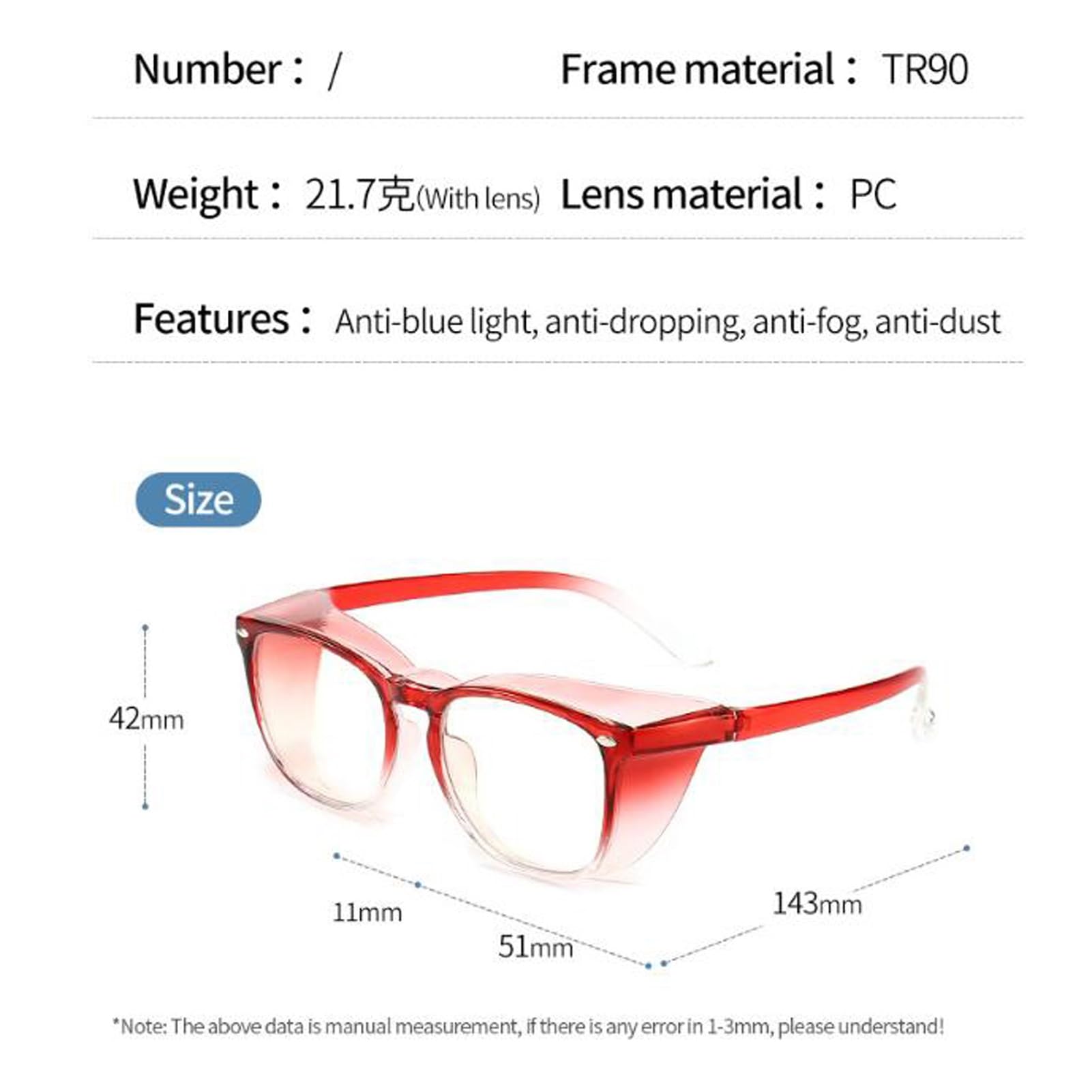 FGAQLUK Lunettes Anti-Allergie Au Pollen Polarisées - Anti-Lumière Bleue, Anti-Buée, Anti-UV Pour Yeux Sensibles