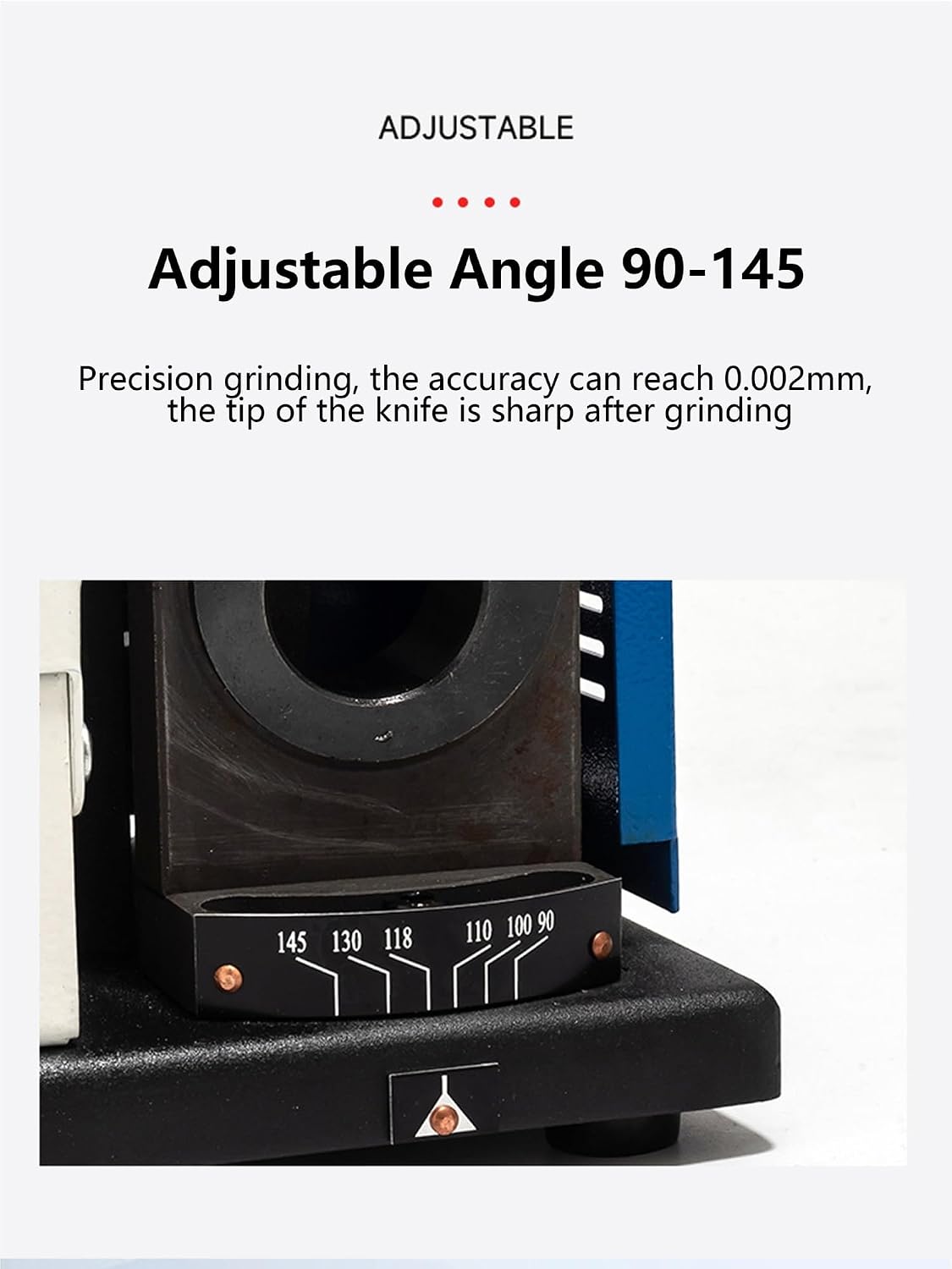 Drill Bits Sharpener Afilador De Brocas with 13 Collets 3mm -15mm 95°-135° Point Angle Adjustable Drill Bit Re-Sharpener