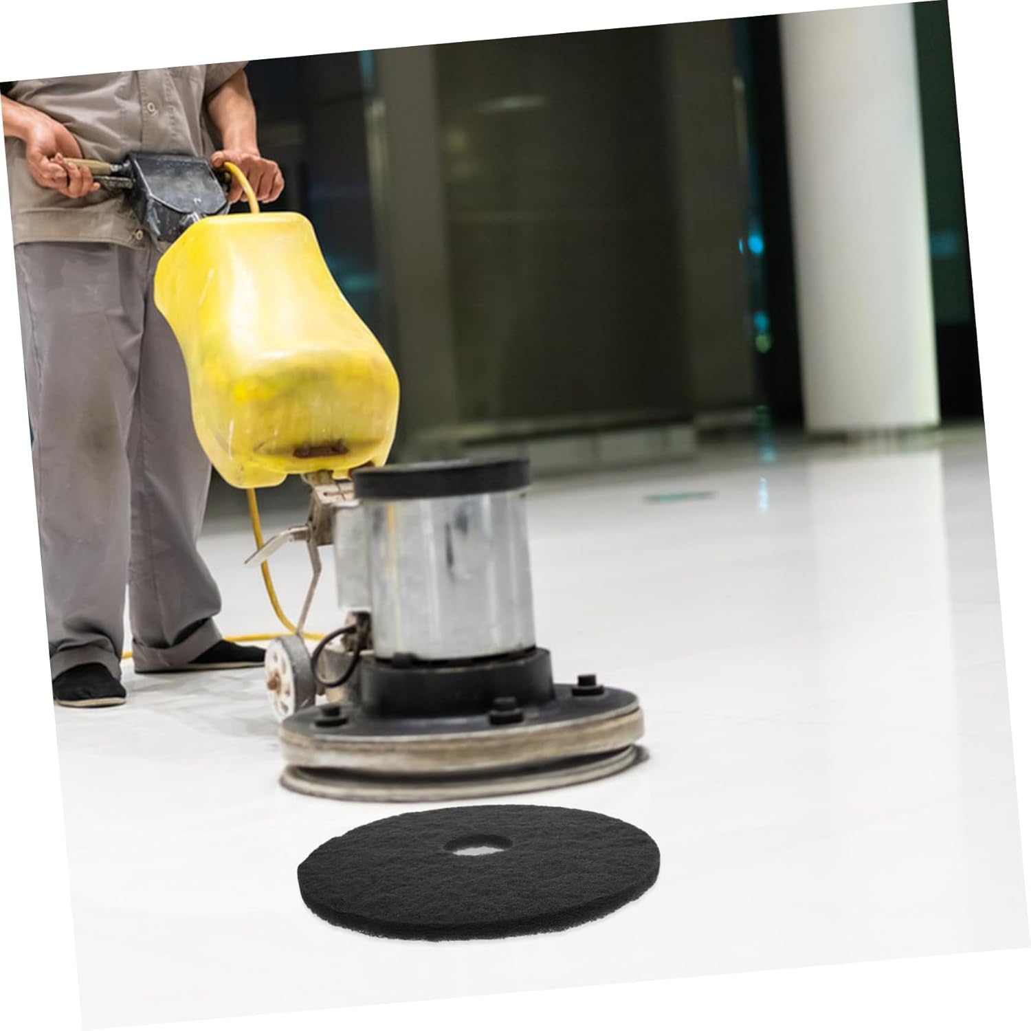 Replaceable Floor Cleaning Pad Polishing Pad for All Floor Types Efficient Cleaning Tool for Hardwood Tile and Marble User-Friendly Design for Easy