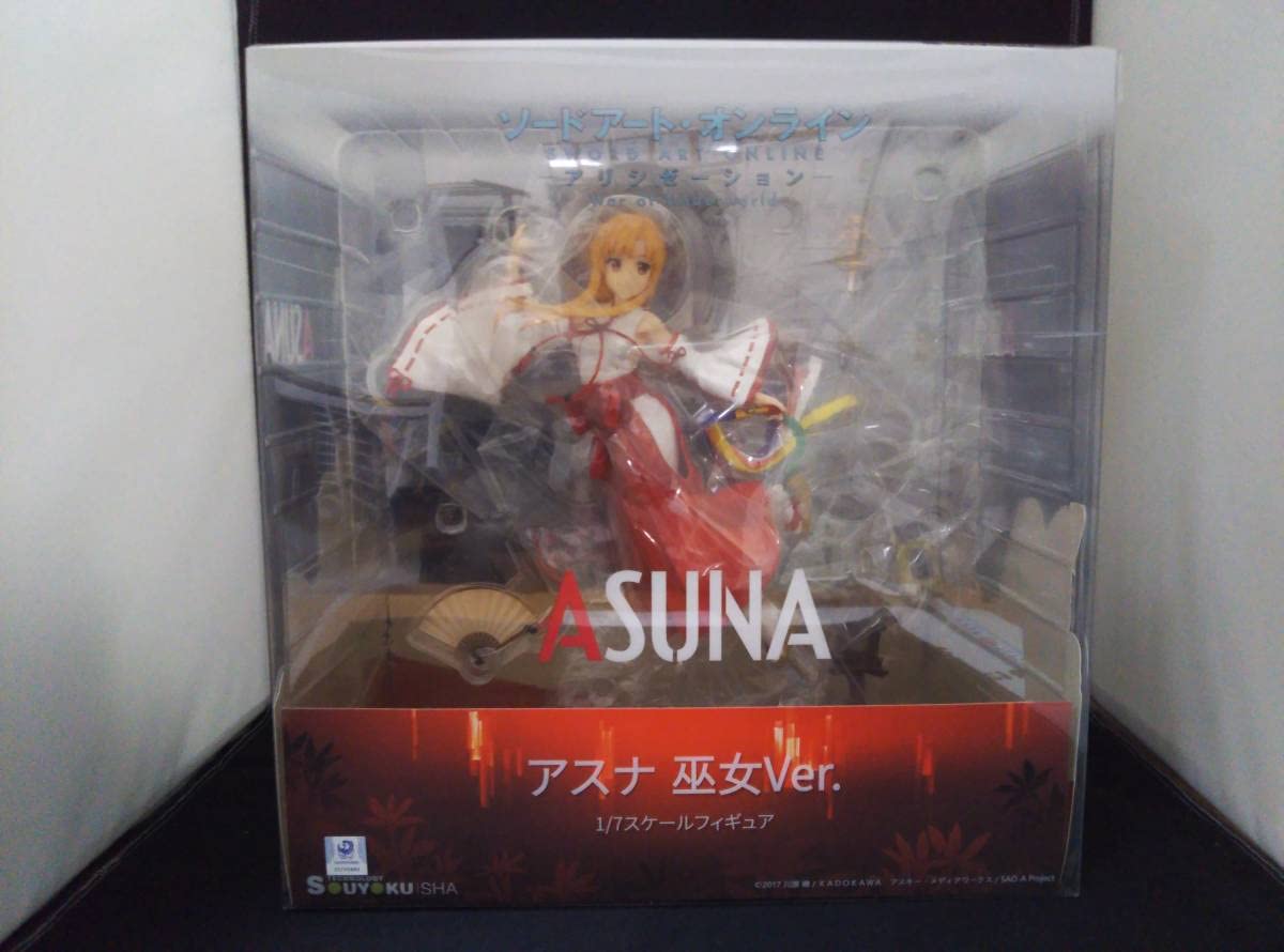 Amazon | フィギュア 双翼社 アスナ 巫女Ver. 1/7 | フィギュア 