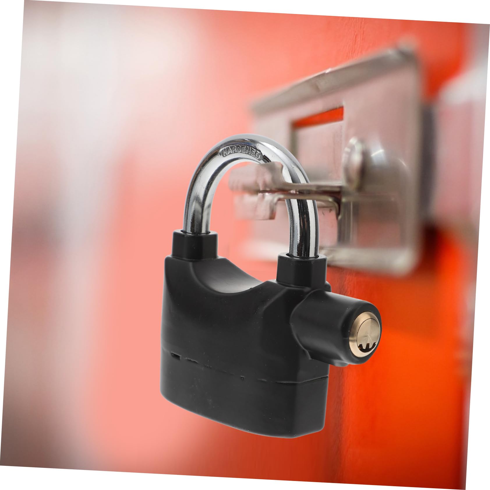 Cadenas Antivol de Vélo en U, Alarme, Lot de 2 Pièces | Alliage D'aluminium Noir, 3 Clés Incluses, Usage Multi-porte et Fenêtre, Facile à Transporter