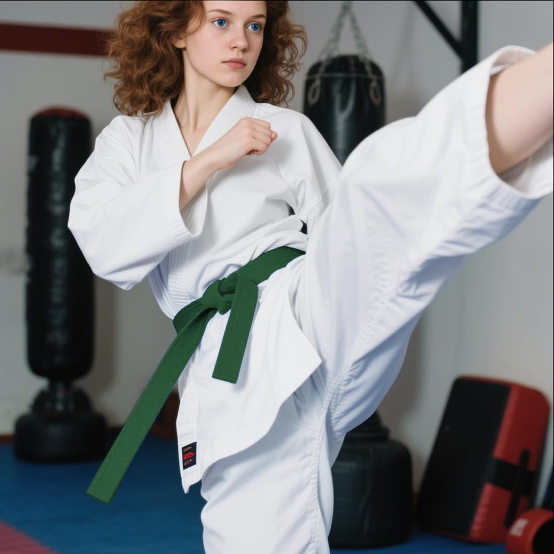1 pcs Ceintures D'arts Martiaux, Vert Ceintures de Judo, Ceinture de taekwondo professionnelle pour karaté ceinture de sport Ceinture Accessoire de sport de combat Taekwondo, 220cm