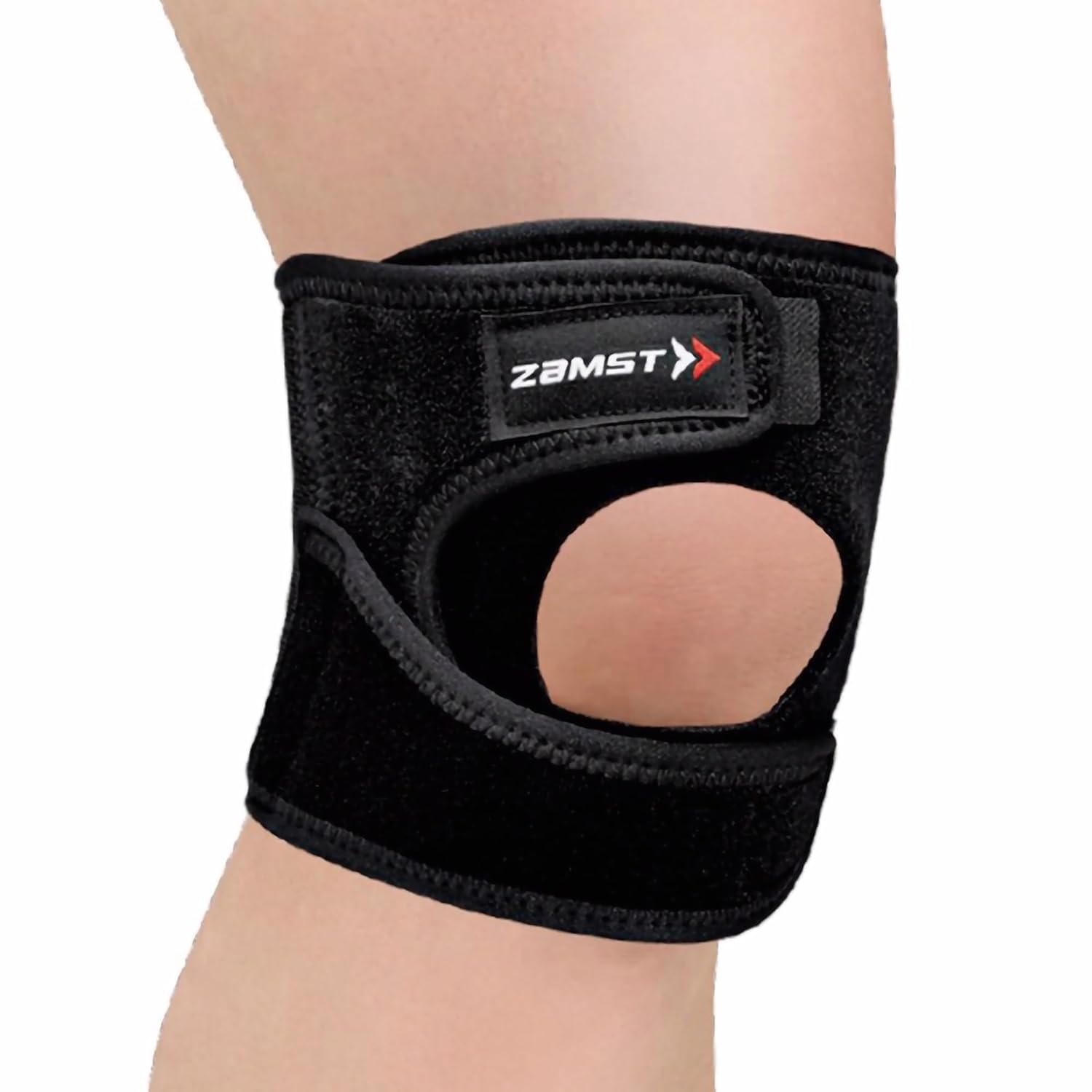 Zamst JK-1 Sports Knee Brace - Adjustable Compression Knee Brace for Men, Women and Kids with Pressure Pad for Support Below the Knee, For Jumping and Growing Pains - Medium - Image 1 of 6