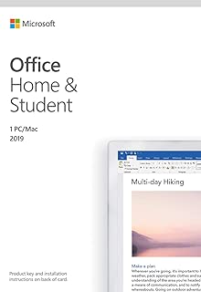 Microsoft Office Home and Student 2019 Activation Card by Mail 1 Person Compatible on Windows 10 and Apple macOS - coolthings.us