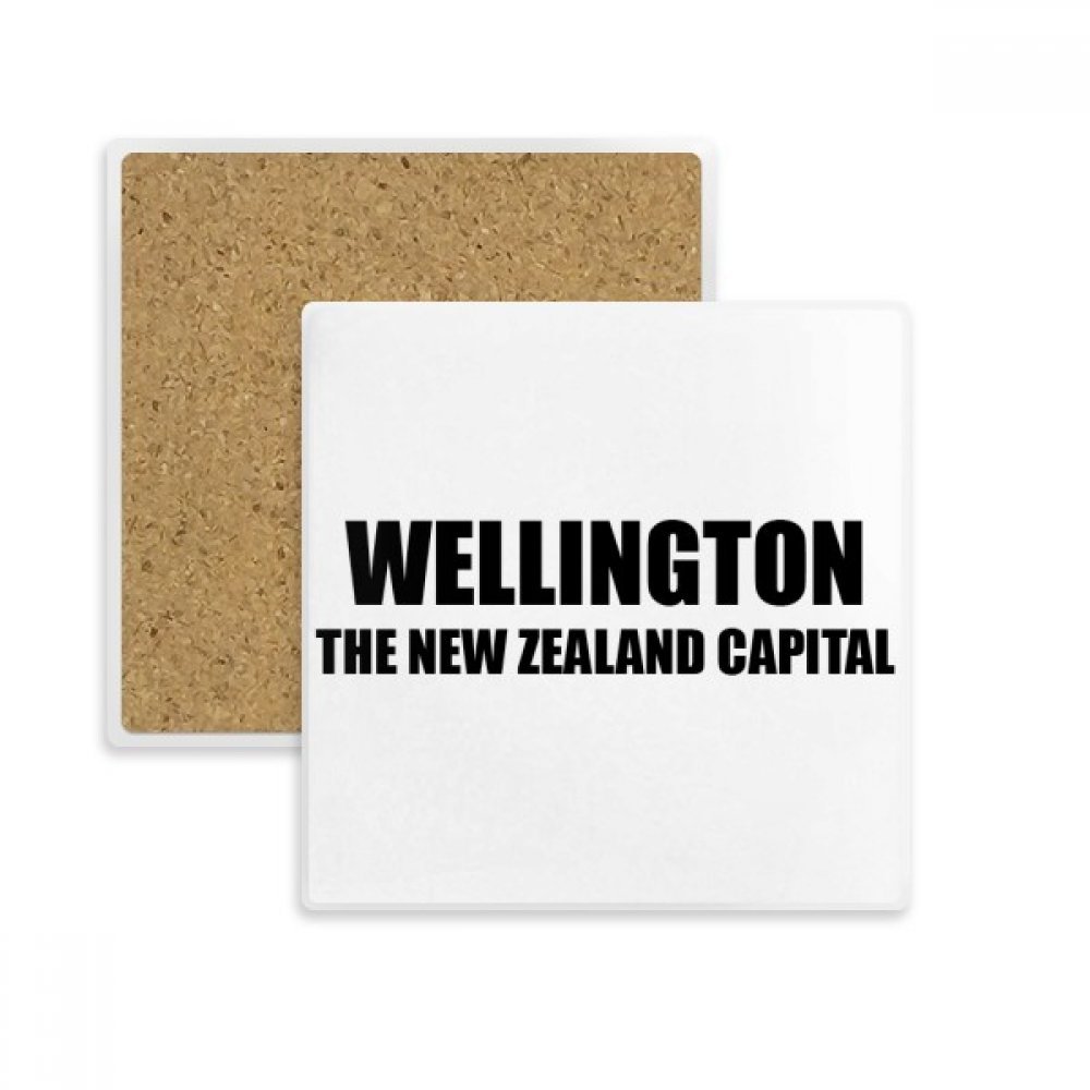 Wellington La Nouvelle-Zélande dessous de verre en pierre absorbante pour tasse et verre