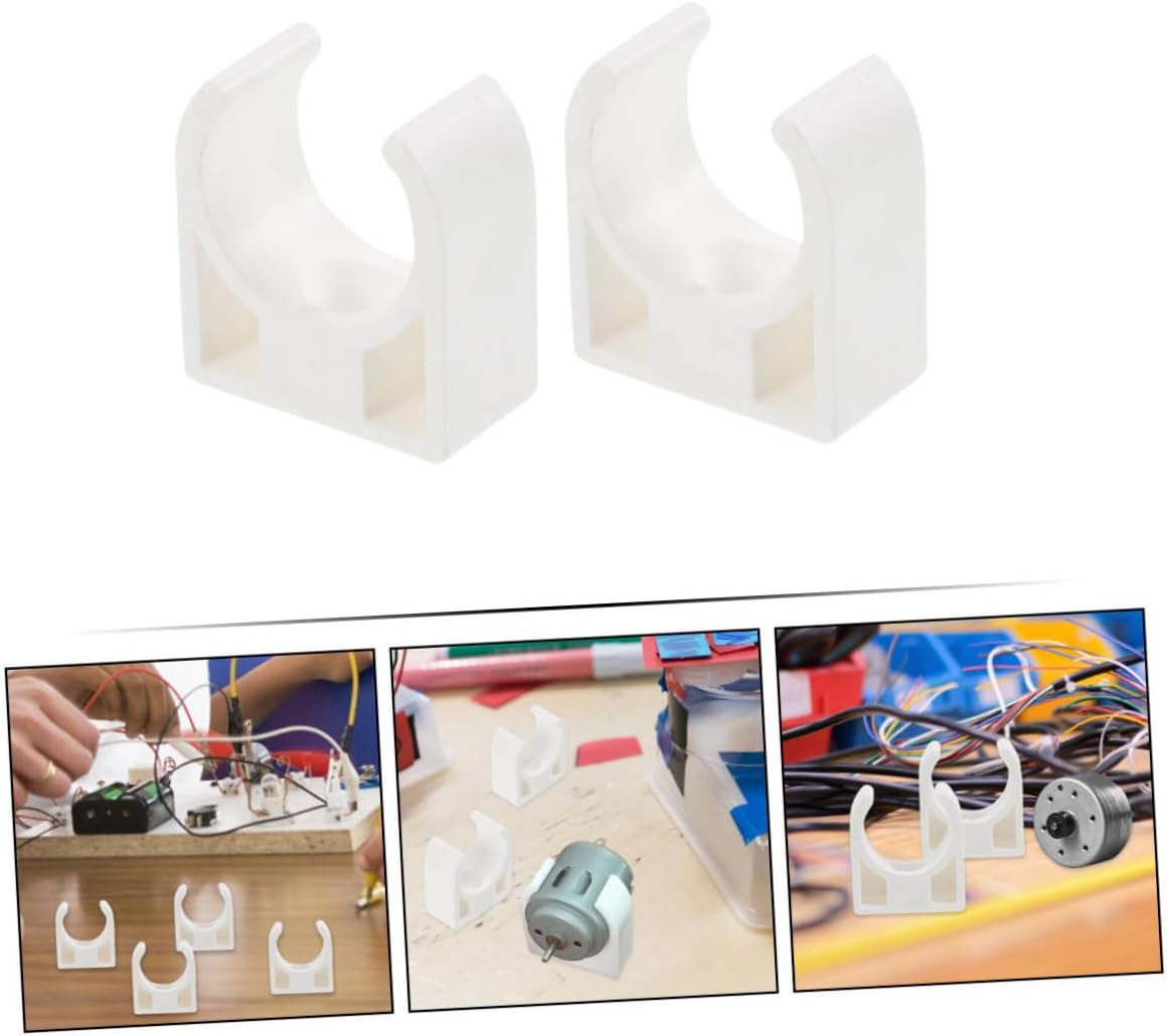20pcs Sturdy Plastic Dc Motor Bracket for Electric Motor Clamp Mounting Brackets