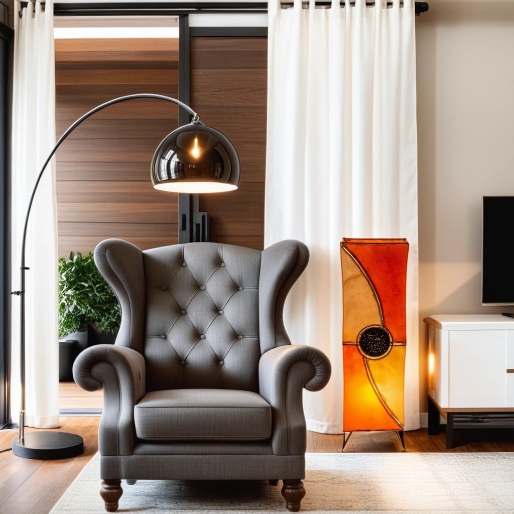 Woonkamer Verlichting Lampop Industriële Vloerlamp - Zwarte Staande Lamp Met 3 E27 Fittingen En Dimfunctie | Vintage Design Voor Woonkamer Of Kantoor E27 Fitting Industriële Stijl