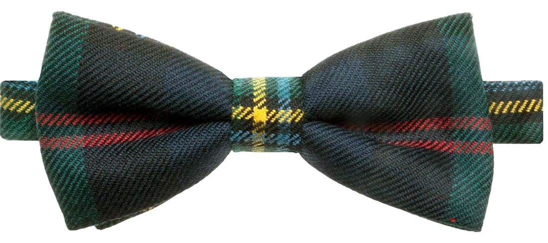 I LUV LTD Herren Fliege Malcolm Modern Tartan Gewebte Vorgebundene Verstellbare Krawatte