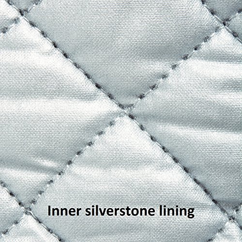 Dii Basic Terry Collection 100% Cotton Quilted, Oven Mitt, Mineral Gray, 2 Piece #TOP3