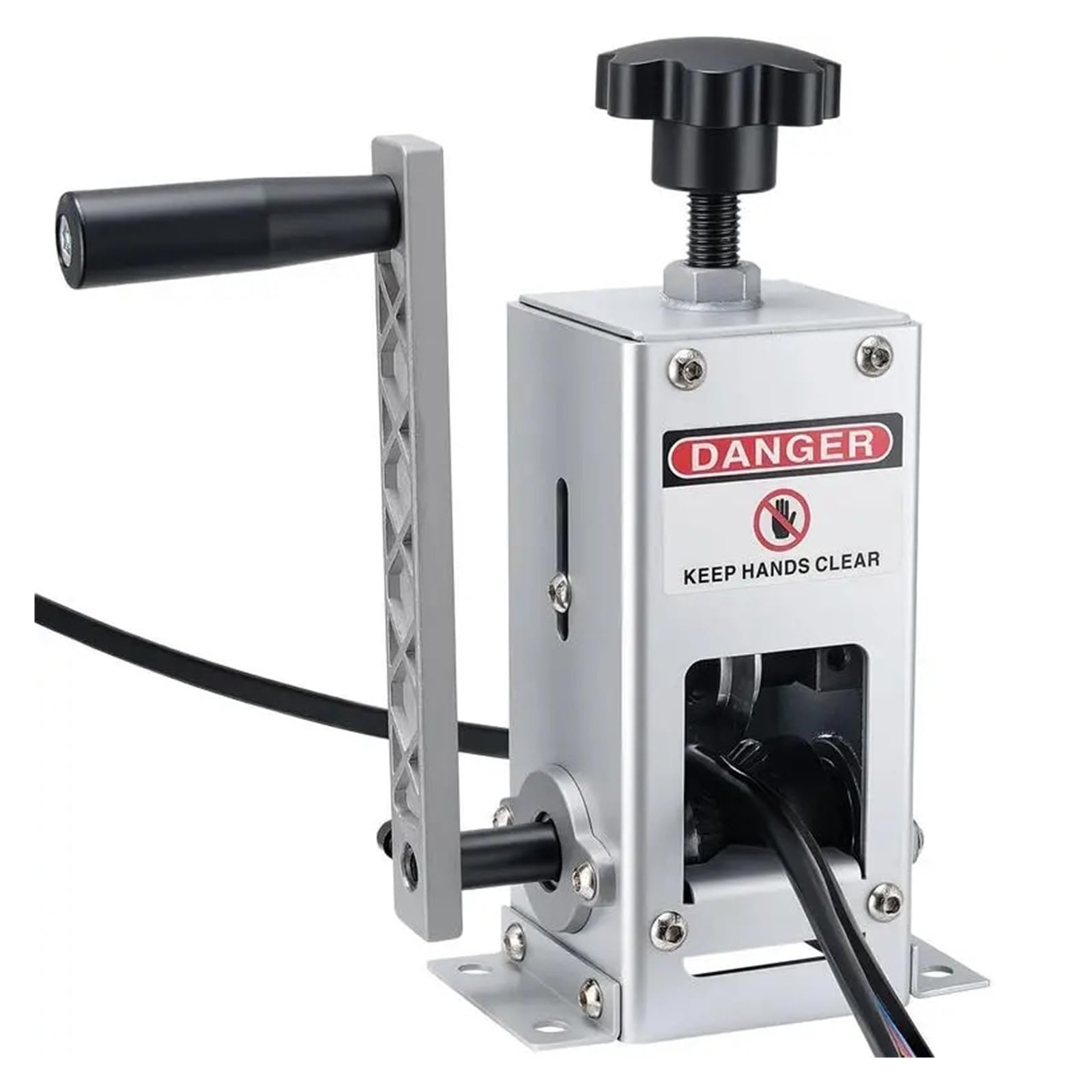 Wire Stripper, Manual Wire Stripper Machine, Copper Cable Tool, Hand Crank or Drill Powered Modes