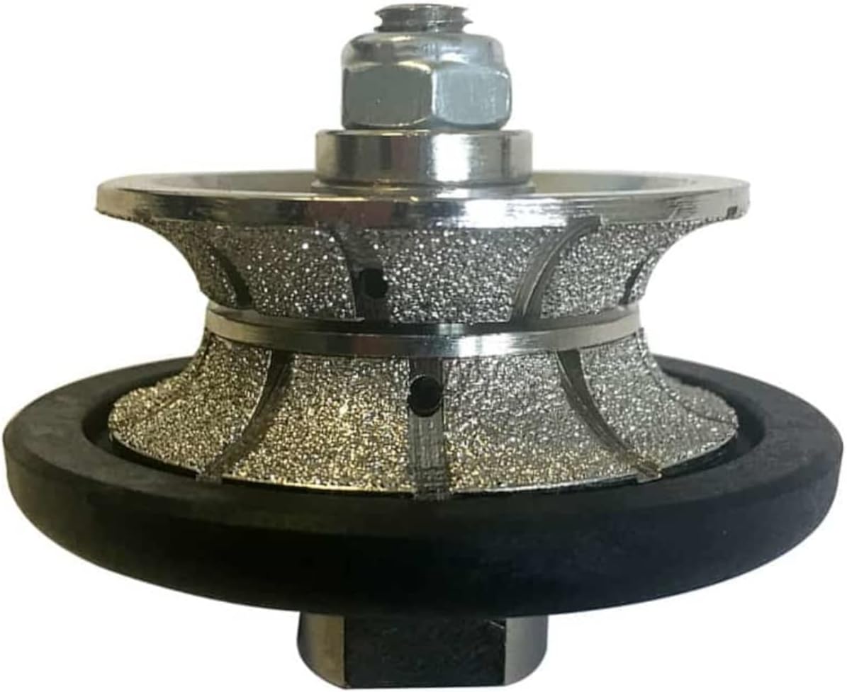 11/4" Full Bullnose Diamond Hand Profile Wheel for Granite, Marble