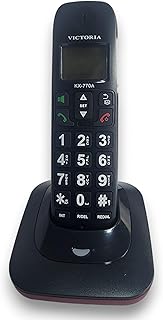 تليفون فيكتوريا لاسلكي KX-770A (احمر×اسود)
