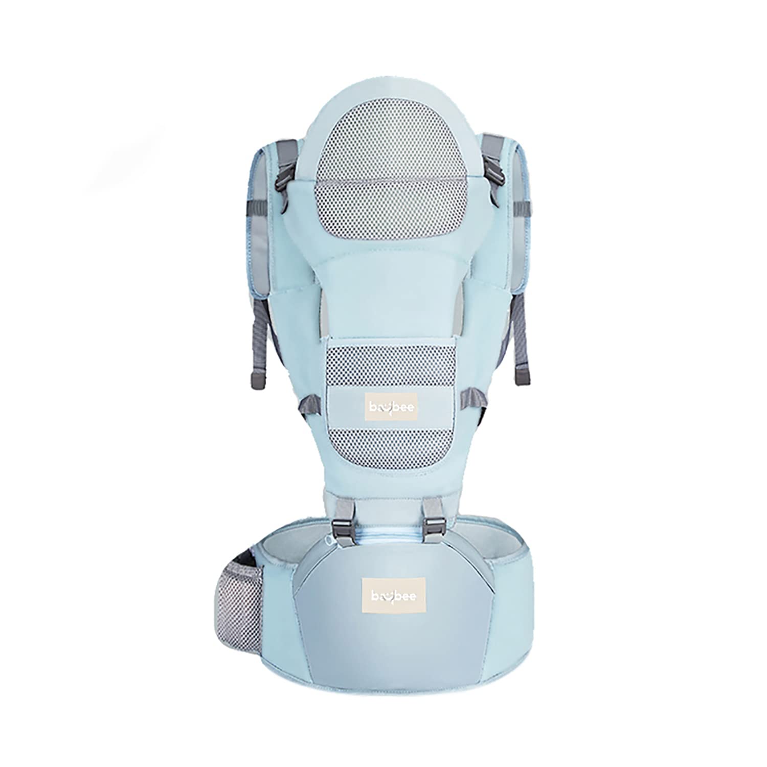 BAYBEE9 in 1 Ergo+ Baby Carrier for Newborn with Hip Seat, 9 Carry Positions, Baby Kangaroo Carrier Bag | Baby Carry Sling Front Back Carrier with Safety Belt| Baby Carry Bags for 3-24 months (Green)