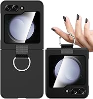 Vista 21 de AICase para Samsung Galaxy Z Flip 7 Funda Transparente con Anillo, [Anti-Amarilleo] Funda Ultradelgada de Ajuste Estrecho de PC Duro Transparente