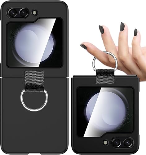 Miniatura 21 de AICase para Samsung Galaxy Z Flip 7 Funda Transparente con Anillo, [Anti-Amarilleo] Funda Ultradelgada de Ajuste Estrecho de PC Duro Transparente