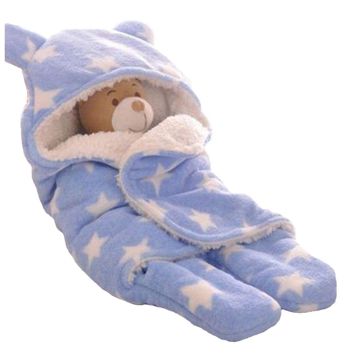BRANDONN Baby Blanket Newborn Gift Pack of Swaddle Wrapper, 0-9 Months, Length 68 cm x Width 68 cm 1