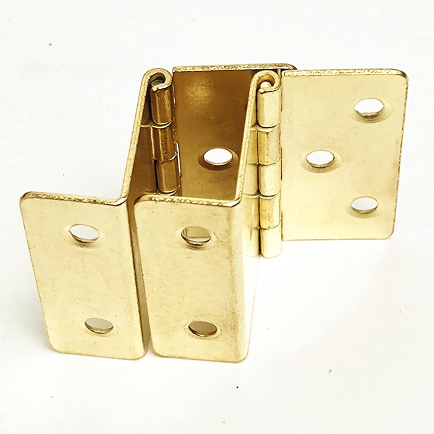 8Pcs Iron Carbinet Drawer Hinge，Luggage Jewelry Wood Boxes Vintage Hinges Home FurnitureVintage Chinese Hinges